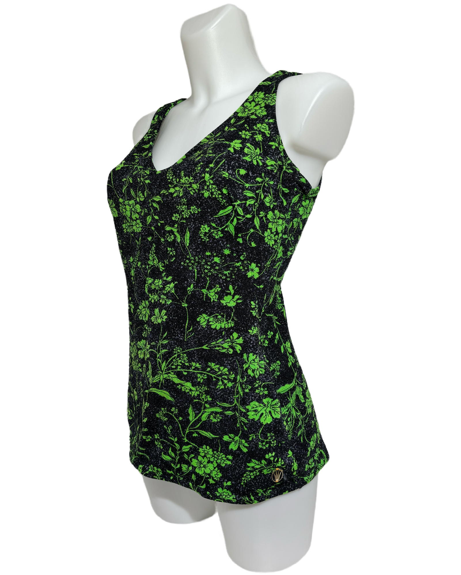 Botanical Bliss Retro Jednodelni Kupaći HELM:VNTG