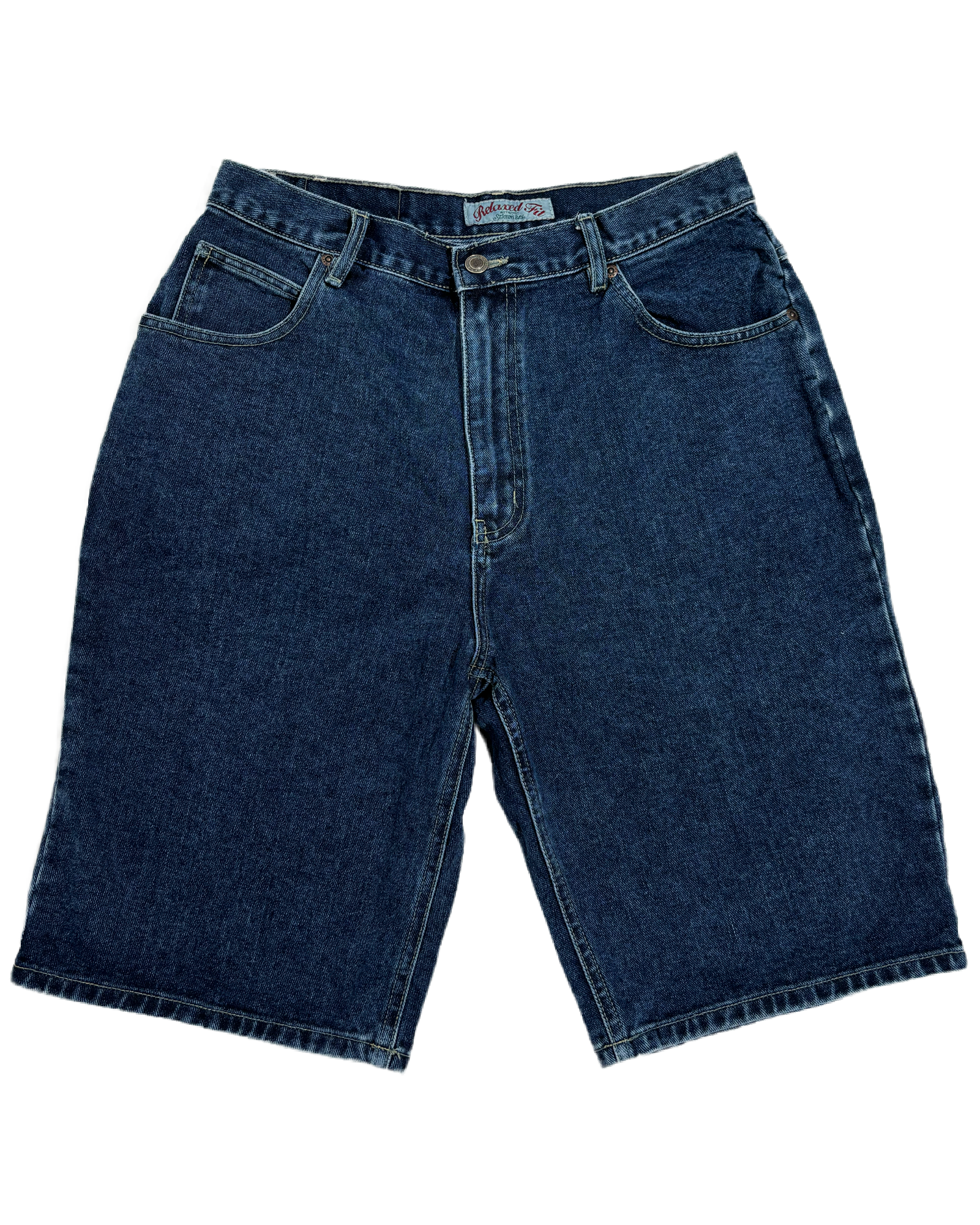 Classic Retro Denim Summer Bermude HELM:VNTG