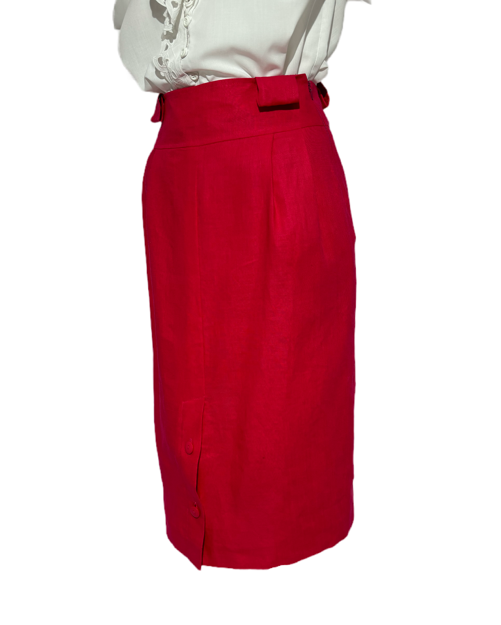 Floral Burst 80s Radiant Suknja HELM:VNTG