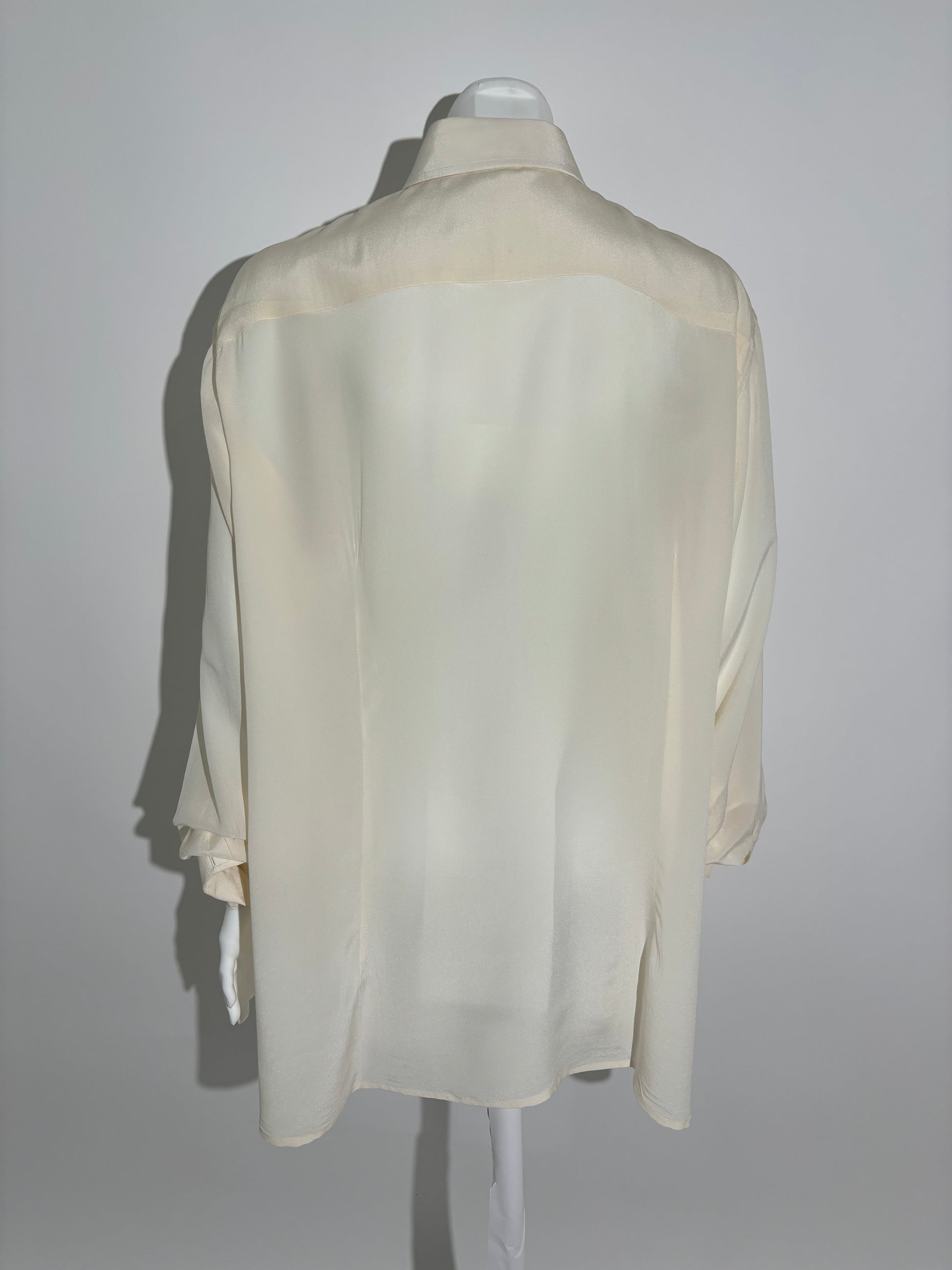 Ivory Silk 80s Classic Košulja HELM:VNTG