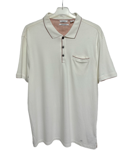 Calvin Klein The Liquid Touch White Polo Majica Calvin Klein
