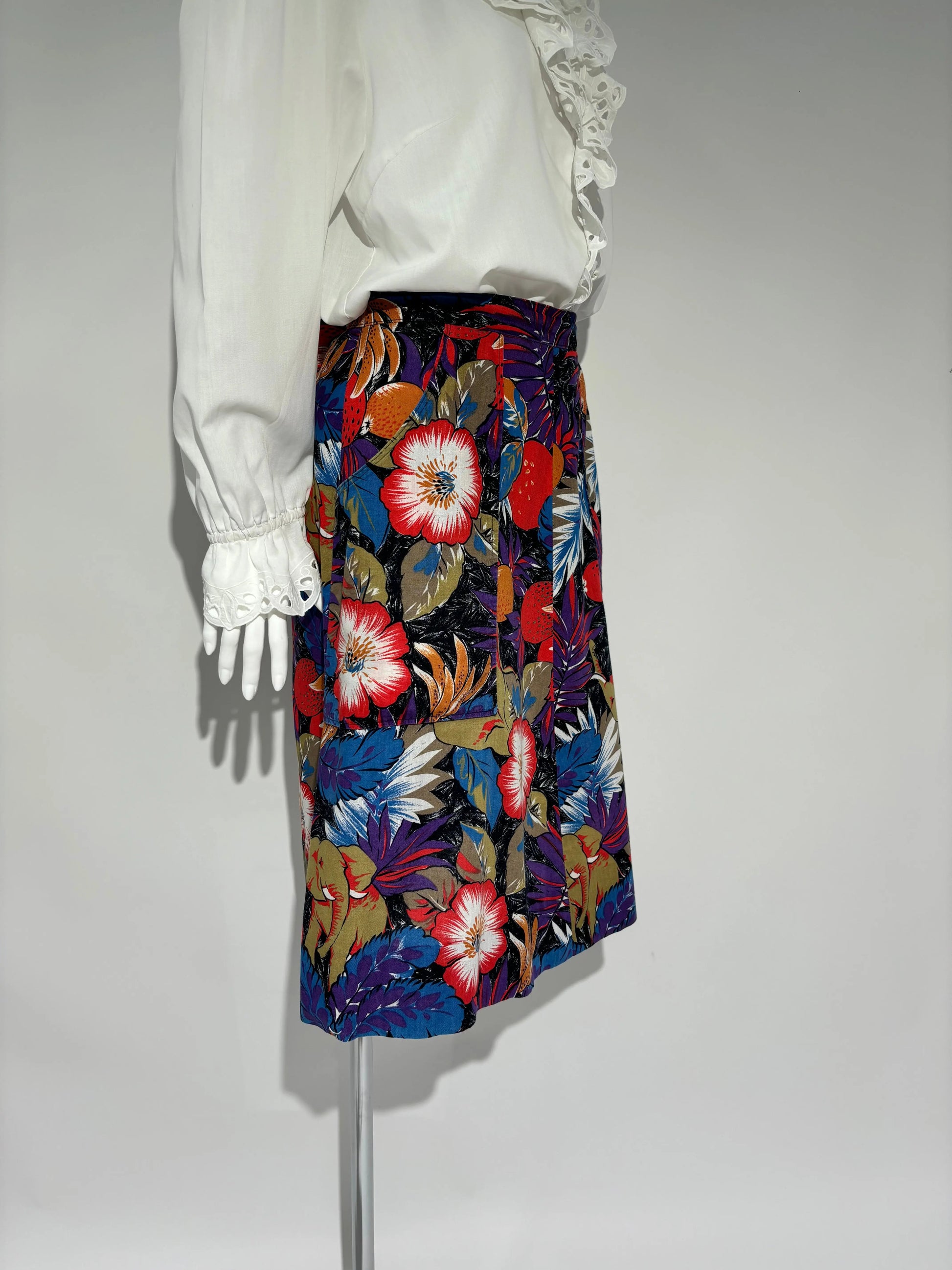 Tropical Jungle 90s Suknja HELM:VNTG