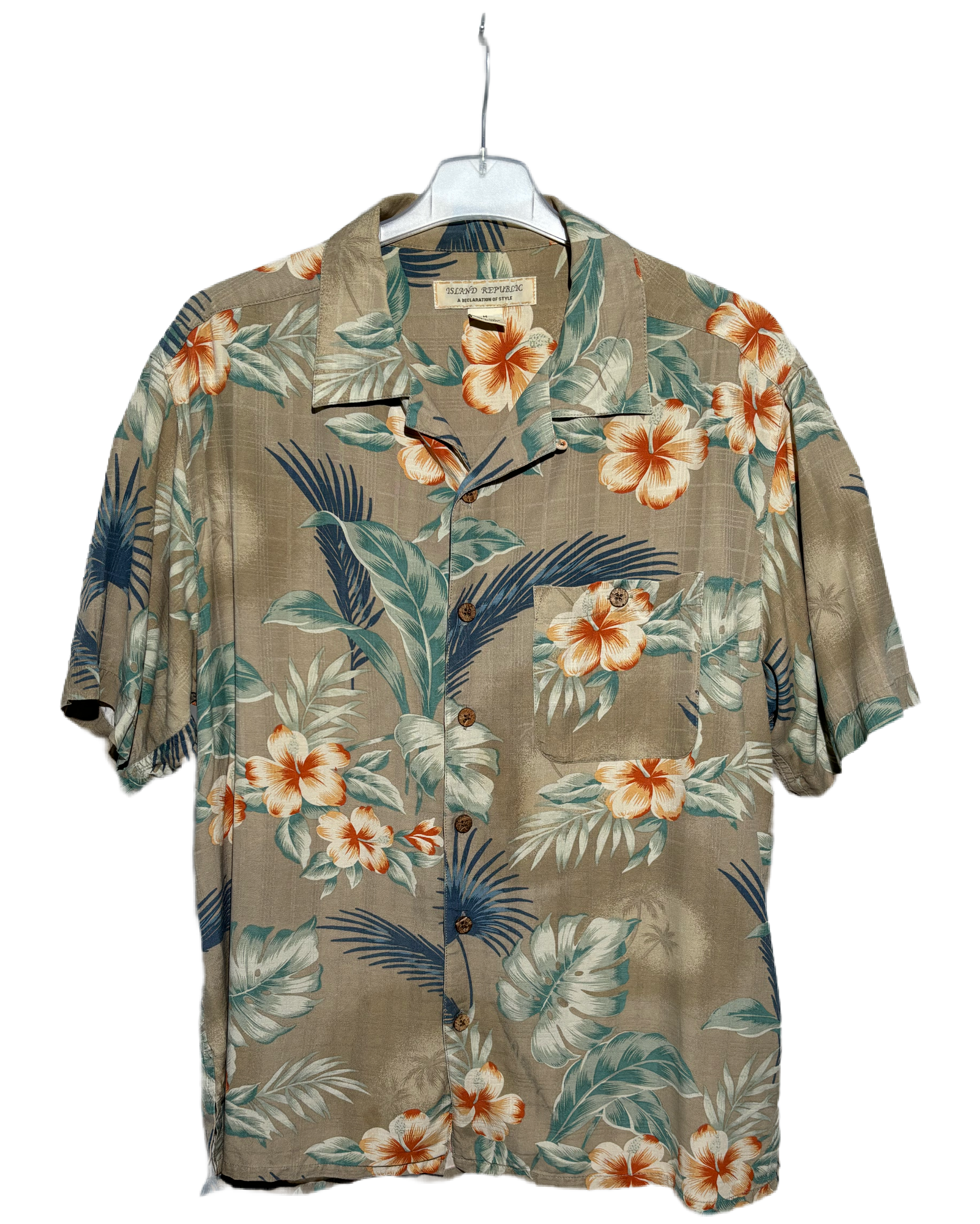 Floral Shore 90s Pattern Hawaiian Košulja