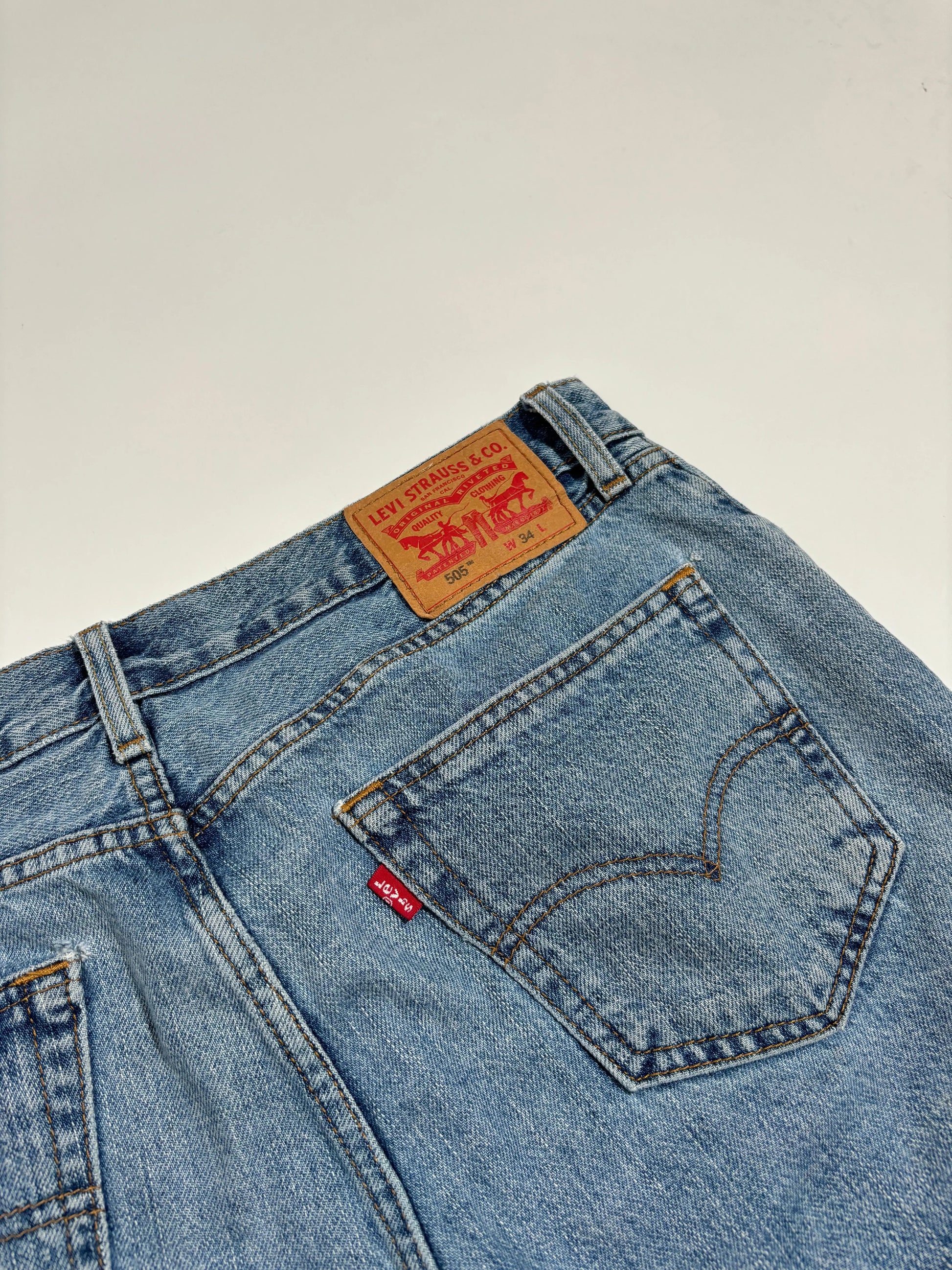 Levi's Classic Blue Denim Bermude Levi's