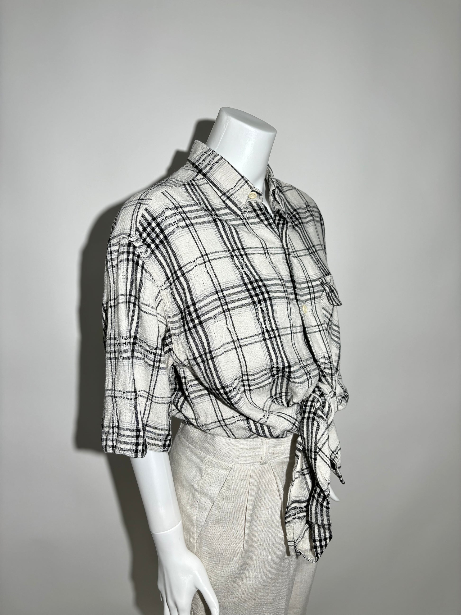 Grunge Plaid 90s Košulja HELM:VNTG