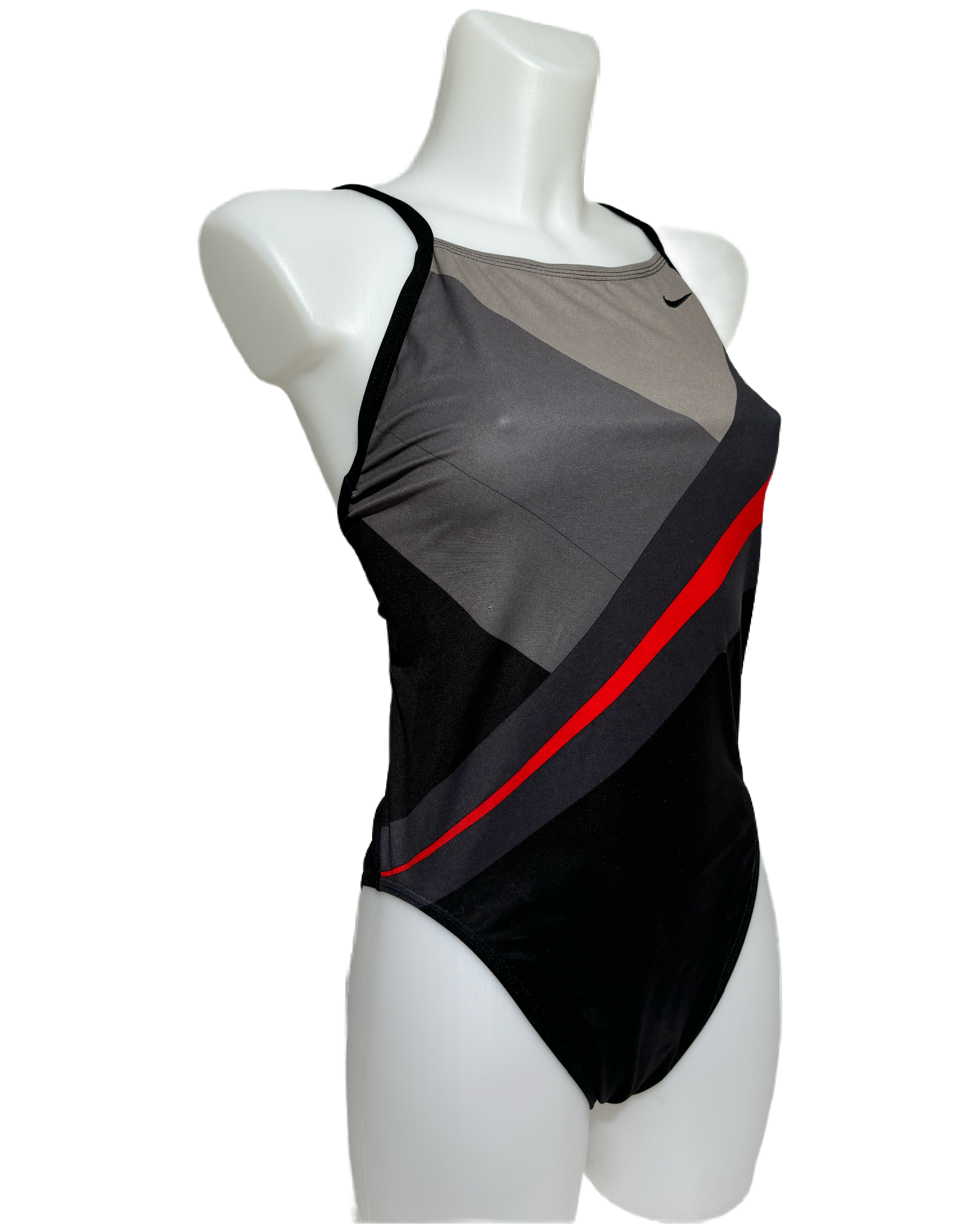 Sporty Stripe 90s Retro Jednodelni Kupaći HELM:VNTG