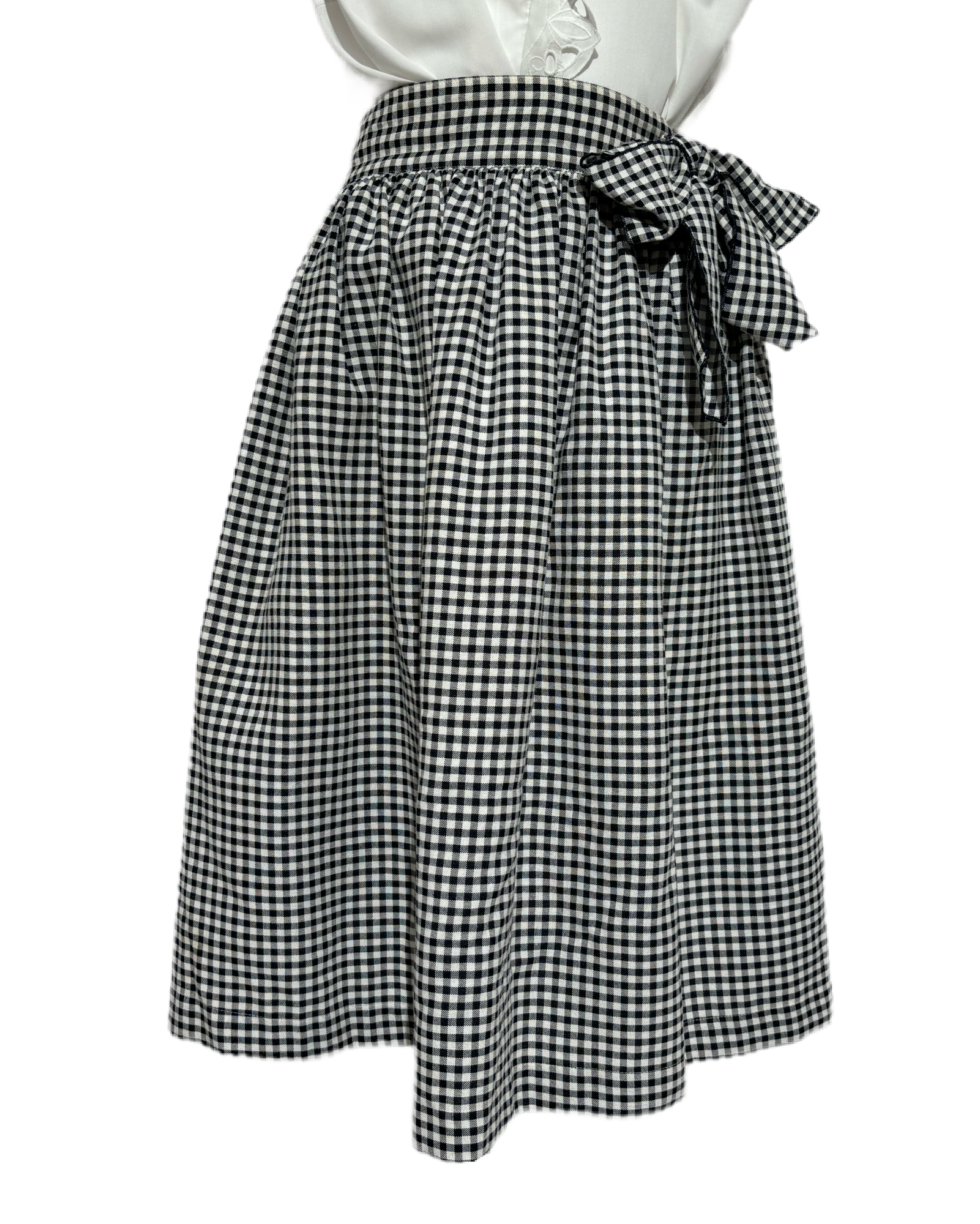 Checkered Charm 70s Classic Suknja HELM:VNTG