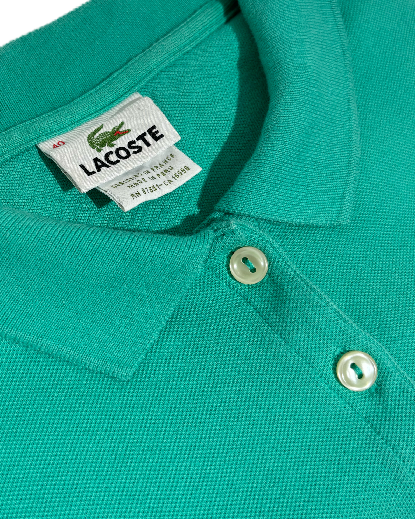 Lacoste Turquoise Green Polo Majica Lacoste