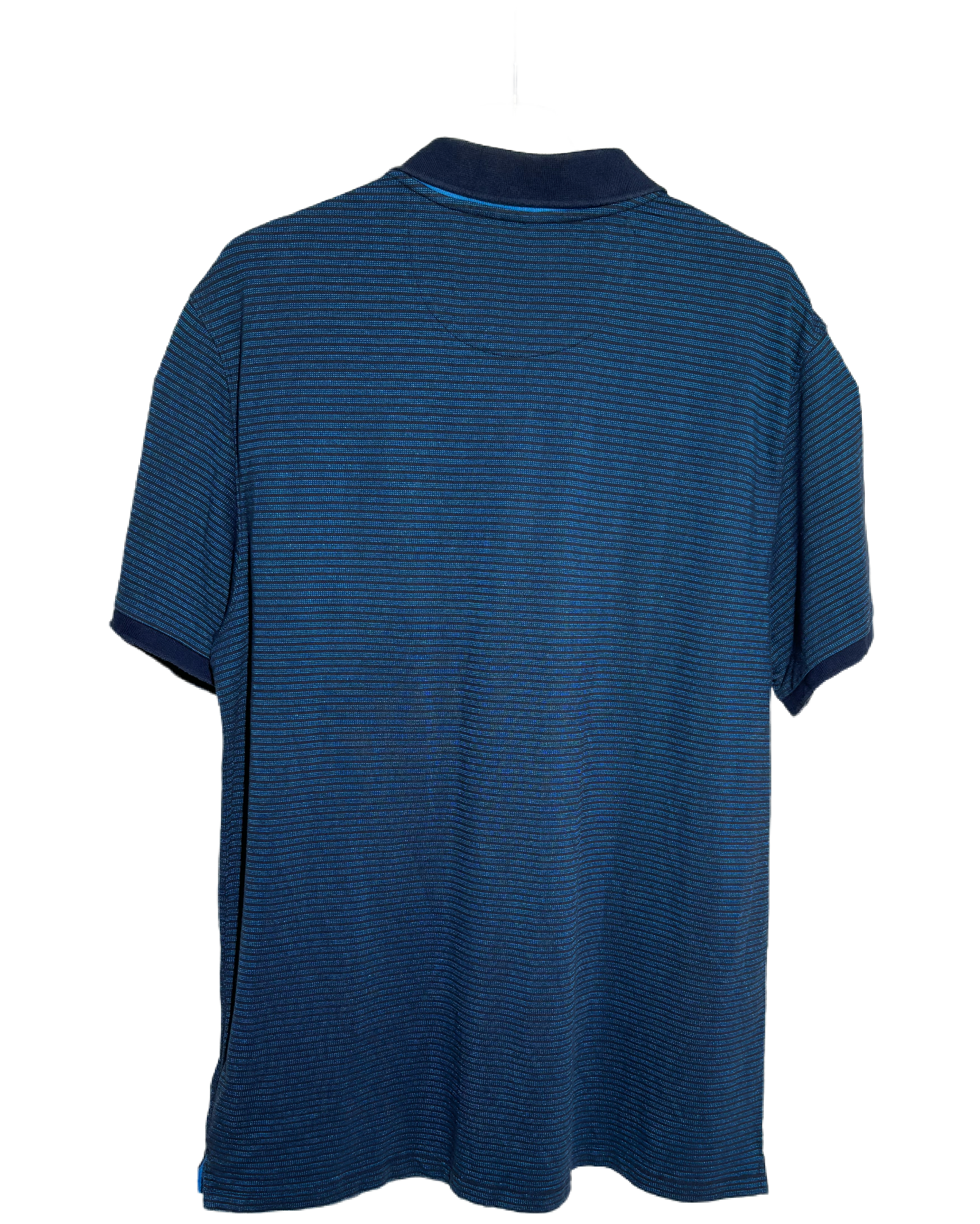 Calvin Klein Blue Striped Classic Polo Majica Calvin Klein