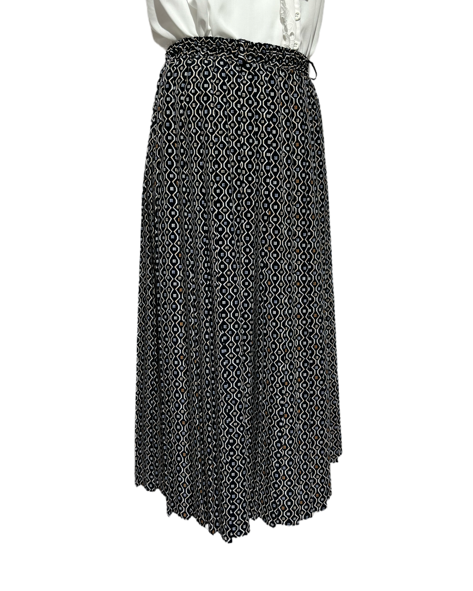 Geometric Harmony 90s Pattern Suknja HELM:VNTG