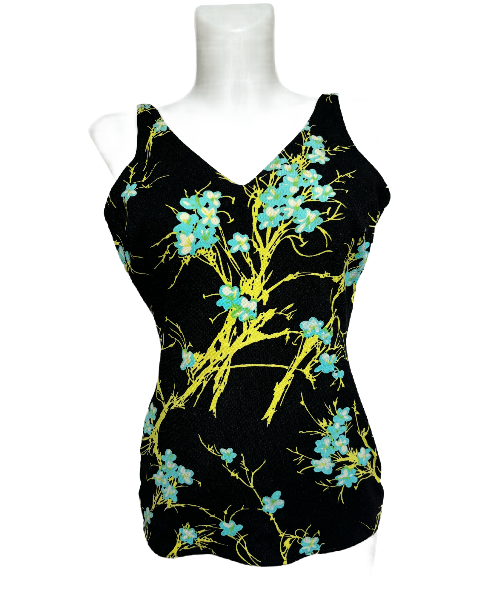 Blossom Radiance 80s Floral Jednodelni Kupaći HELM:VNTG