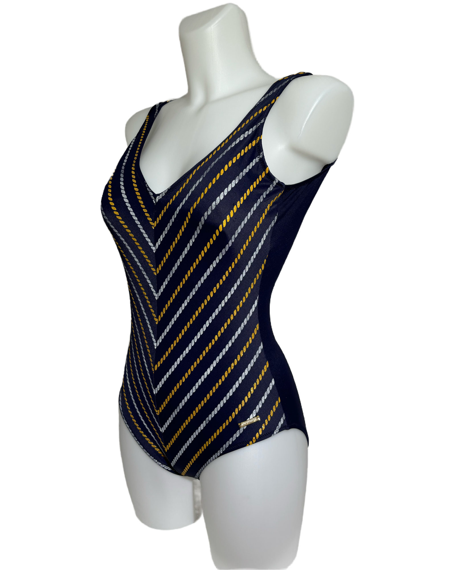 Nautical Stripes 80s Jednodelni Kupaći HELM:VNTG