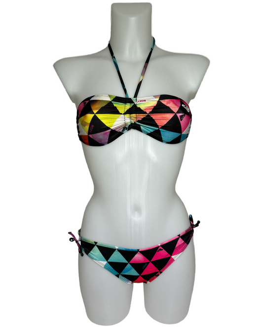 Roxy Bikini Set Colorful Geometric Kupaći Roxy
