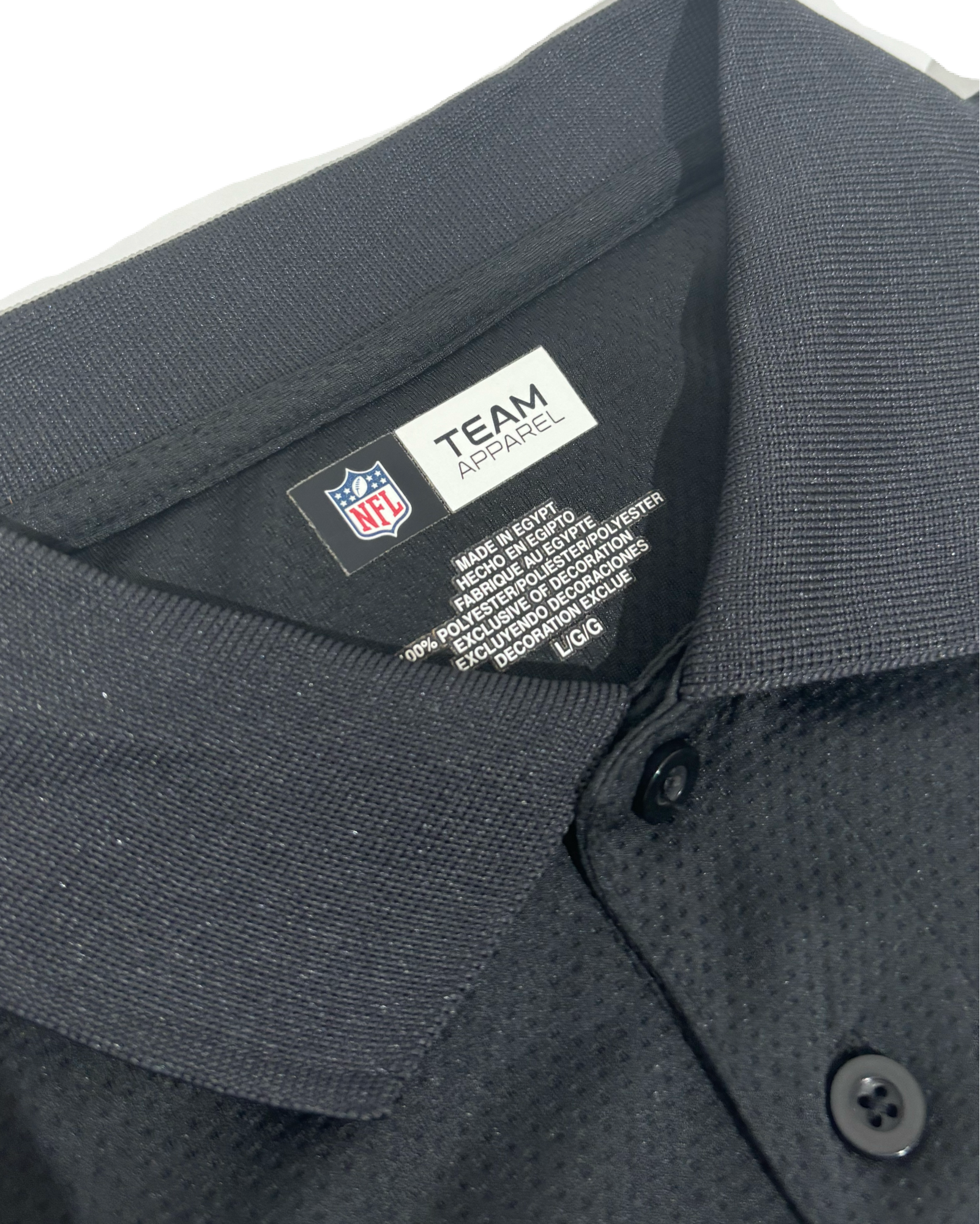 NFL Team Apparel Black Polo Majica NFL