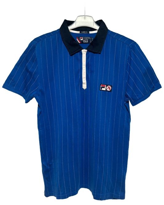 Fila Blue Vintage Stripe Polo Majica Fila