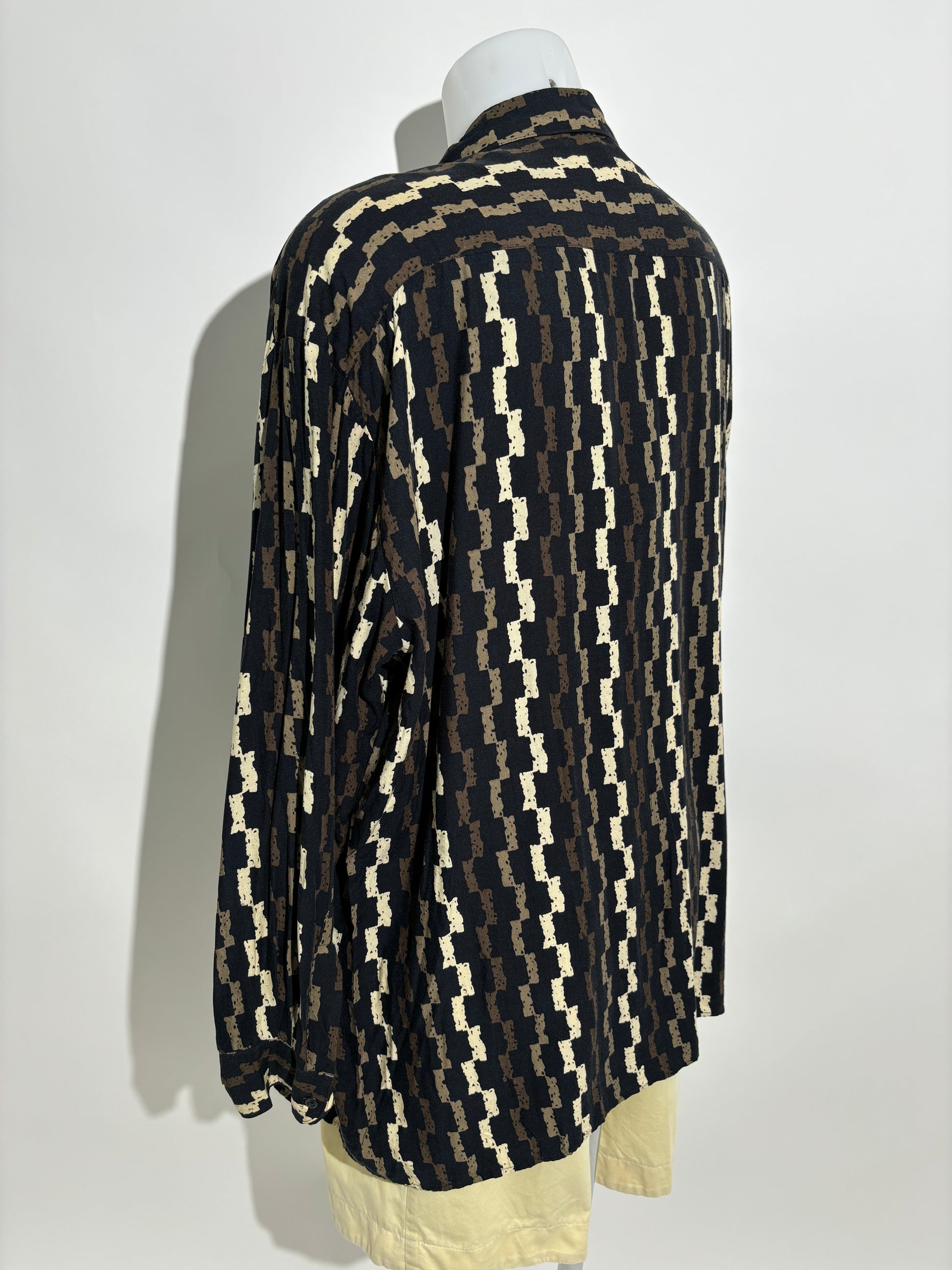 Abstract Pattern 80s Retro Košulja HELM:VNTG