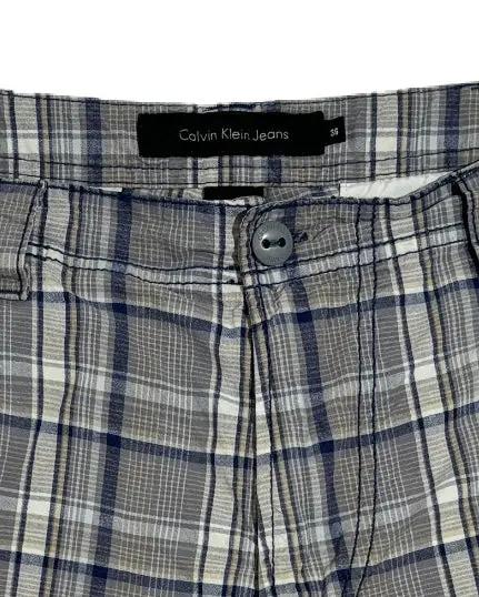 Calvin Klein Jeans Blue Checkered Bermude Calvin Klein