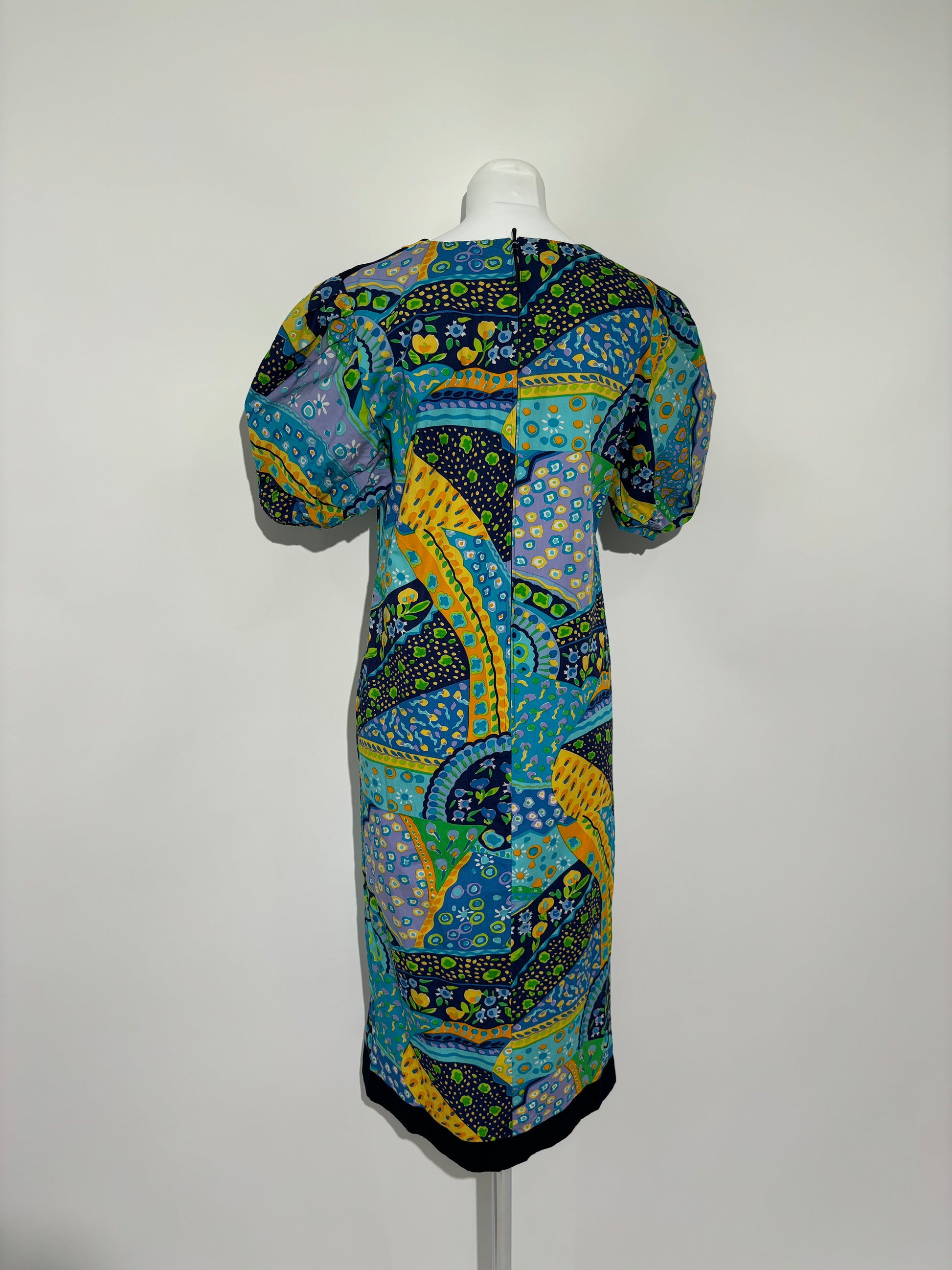 Summer Artist 70s Abstract Haljina HELM:VNTG