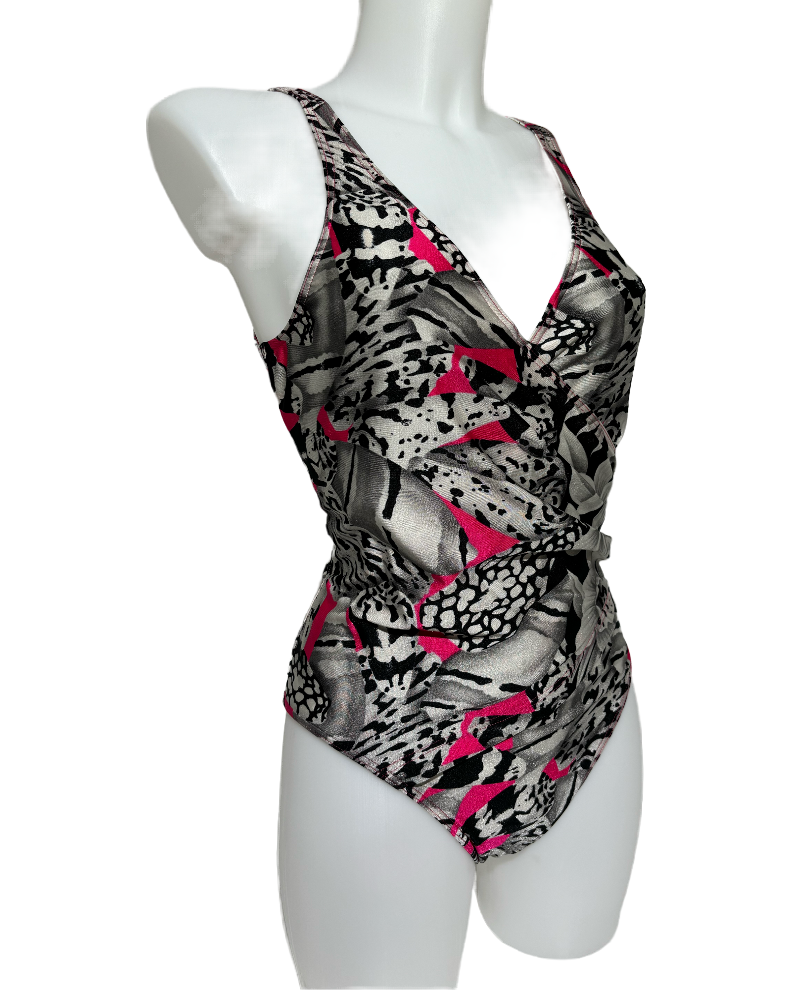 Monochrome Passion 90s Abstract Jednodelni Kupaći HELM:VNTG