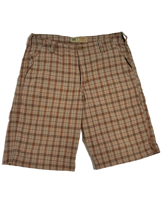 Lee Two Stars Checkered Bermude