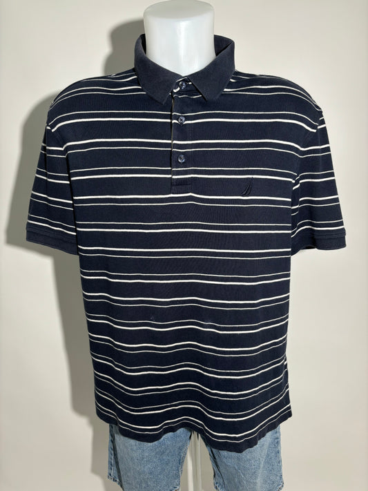 Nautica Naval Striped Classic Polo Majica Nautica