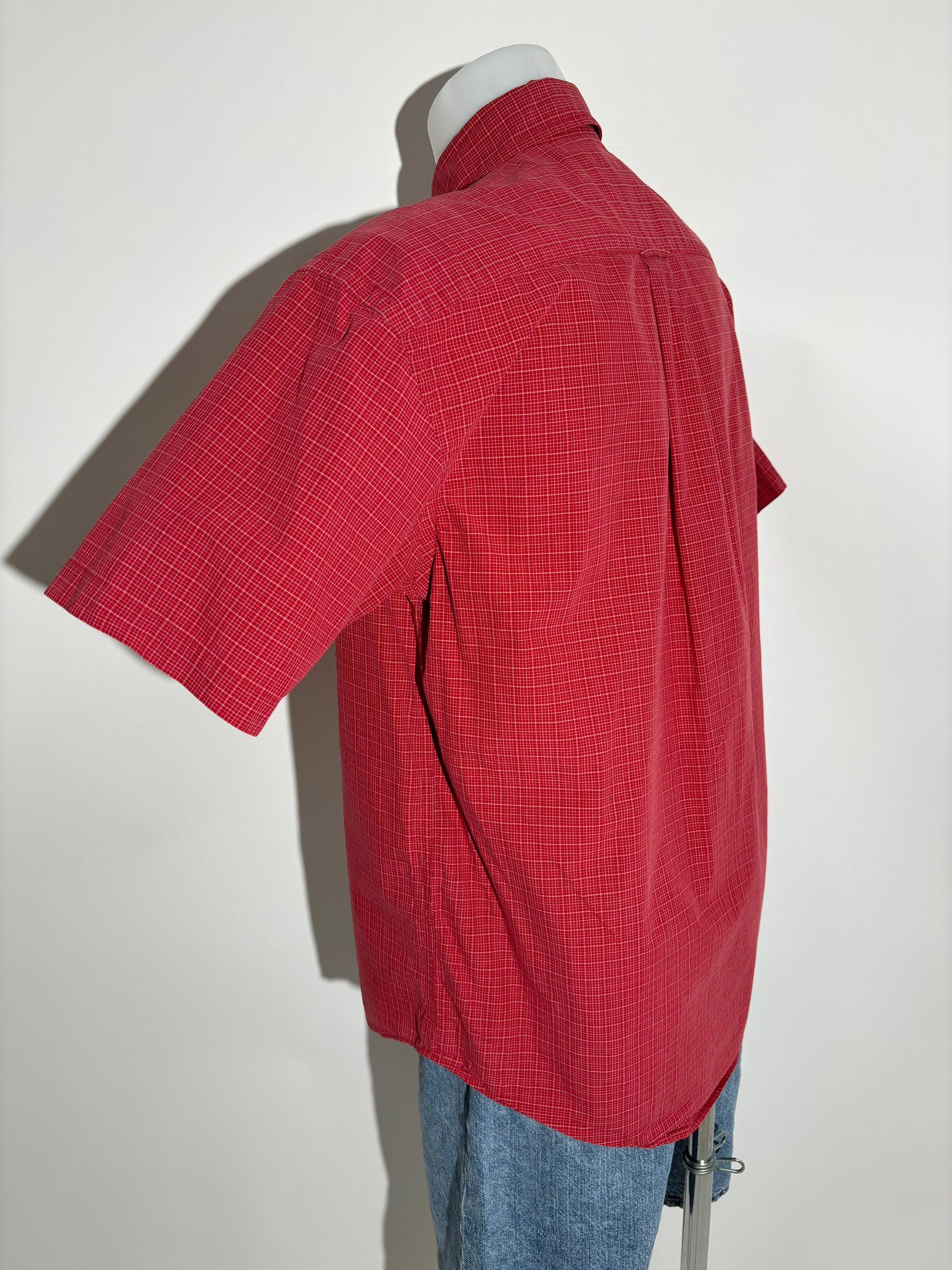 Nautica Sanded Poplin Red Checkered Košulja Nautica