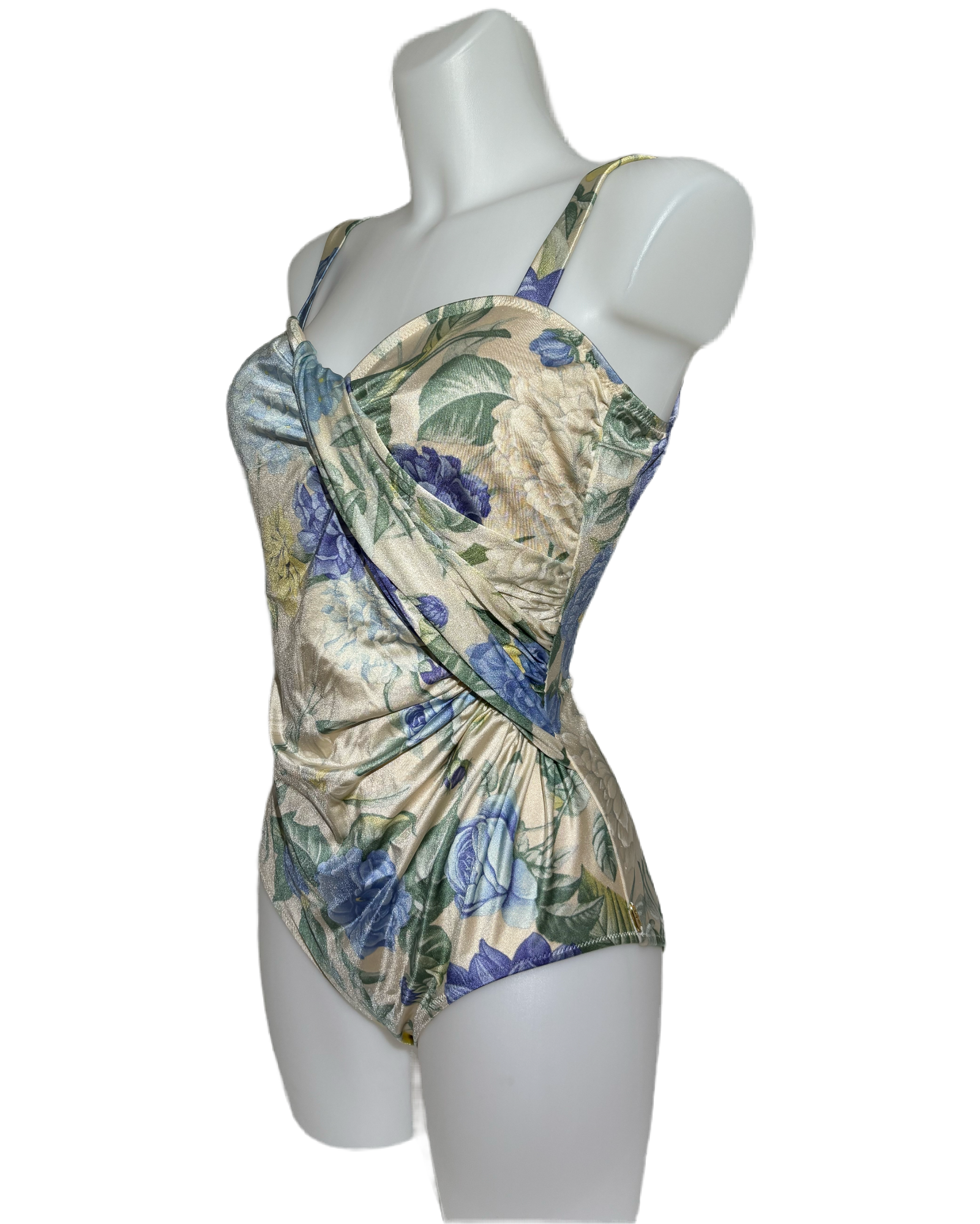 Classic Petals 80s Jednodelni Kupaći HELM:VNTG