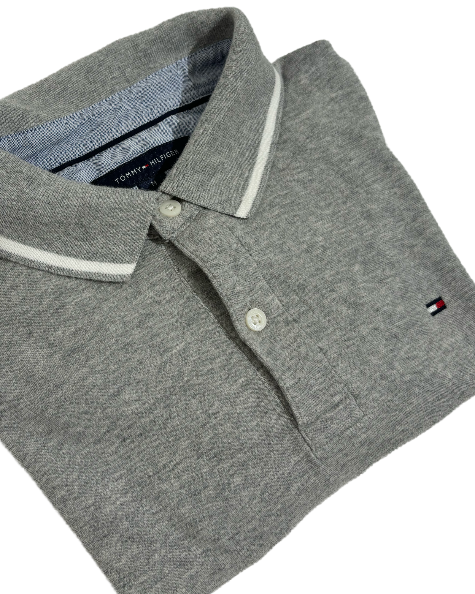 Tommy Hilfiger Grey Elegance Polo Majica Tommy Hilfiger