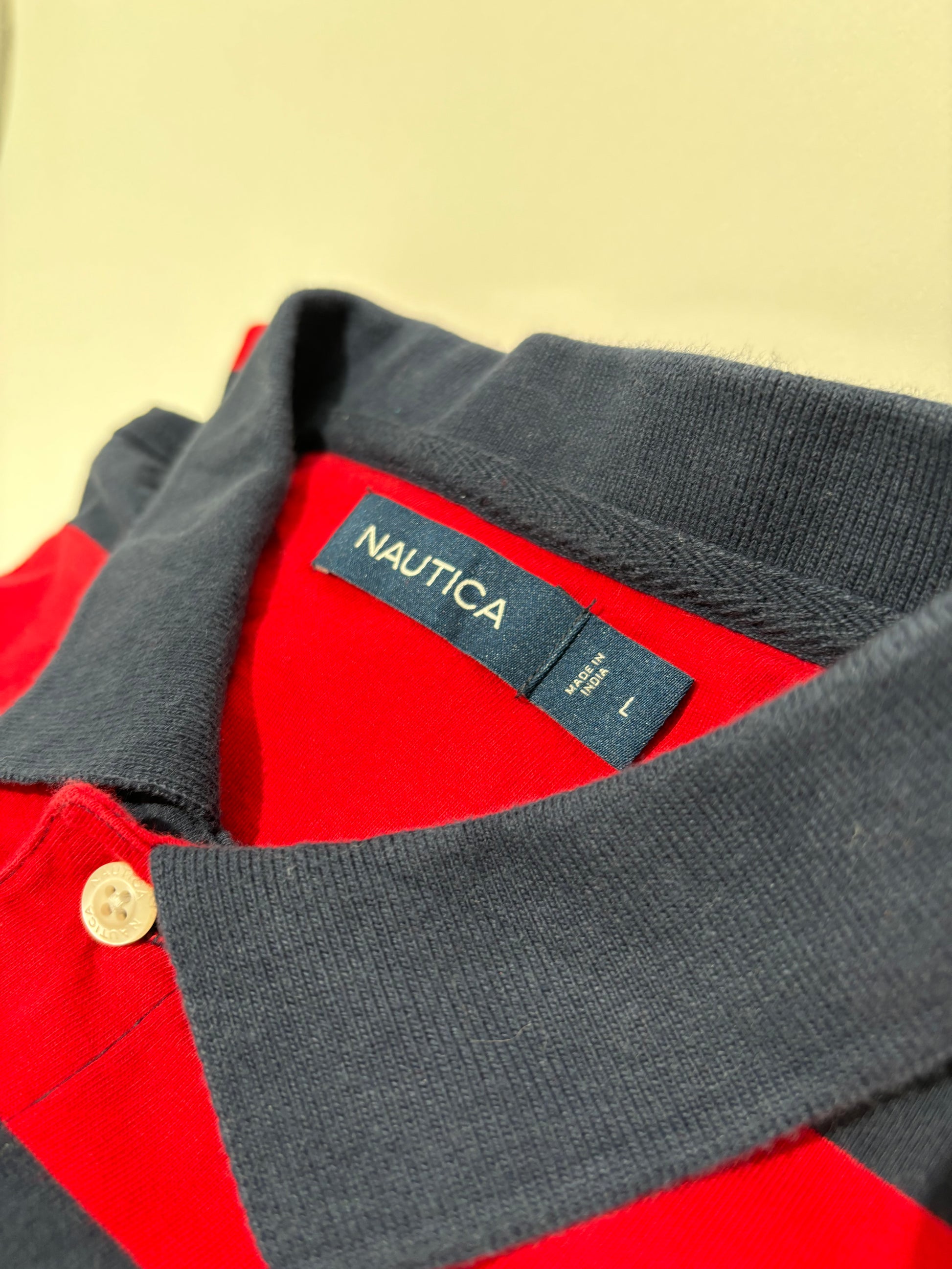 Nautica Nautical Flag Striped Polo Majica Nautica
